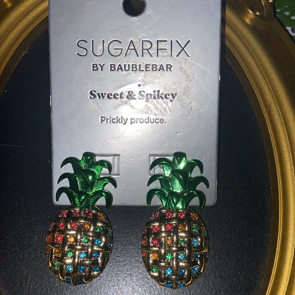 SugarFix by BaubleBar Sparkle Dangly Pierced Earrings - Picture 8 of 8